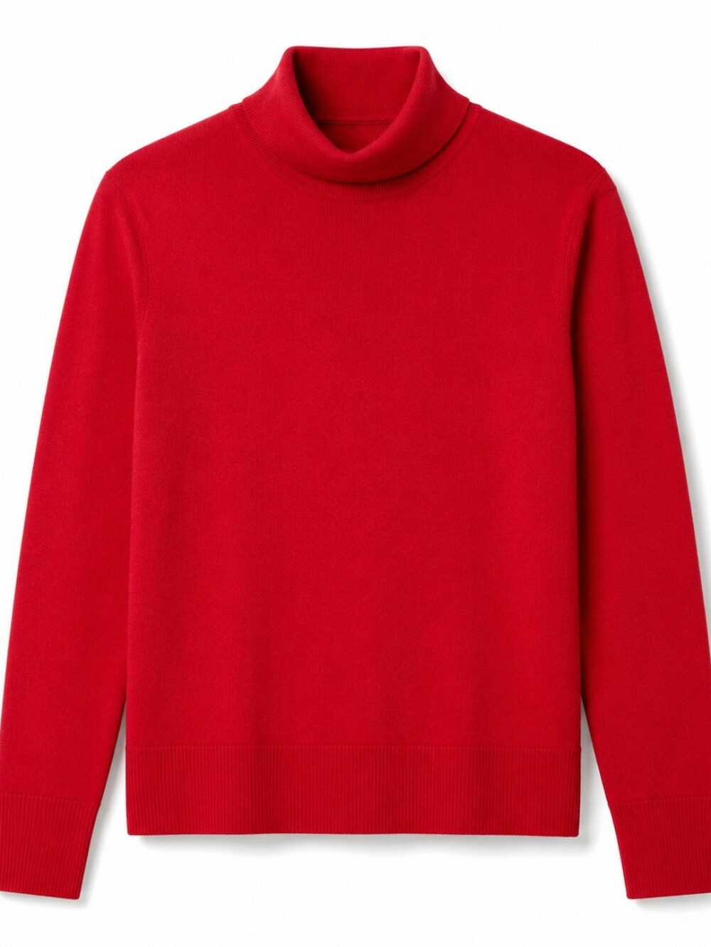 Chico’s Size 3 XL Red Rayon Blend Turtleneck Sweater Top